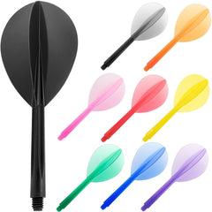 Condor Zero Stress Pear Shape Flight Stems Shafts - Black - S 21.5 mm - FutureDart