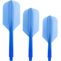 Condor Zero Stress Slim Shape Flight Stems Shafts - Blue - S 21.5 mm - FutureDart