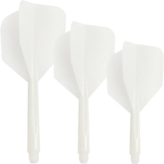 Condor Zero Stress Small Shape Flight Stems Shafts - Clear Transparent - S 21.5 mm - FutureDart