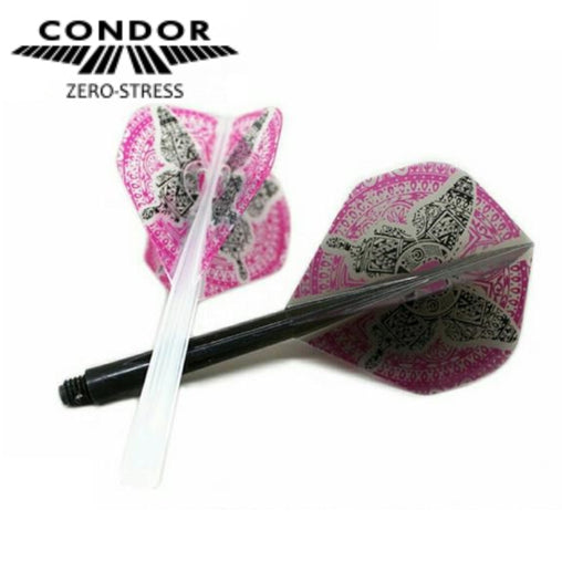 Condor Zero Stress Standard Butterfly Flight Stems Shafts - Clear - S= 21.5mm - FutureDart