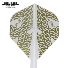 Condor Zero Stress Standard Chain Flight Stems Shafts - Clear - S= 21.5mm - FutureDart