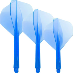 Condor Zero Stress Standard Shape Flight Stems Shafts - Blue - S 21.5 mm - FutureDart