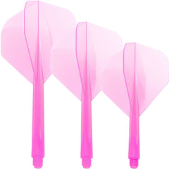 Condor Zero Stress Standard Shape Flight Stems Shafts - Pink - S 21.5 mm - FutureDart