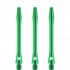 Dart Alushafts Dartschaft Schäfte - 9 Farben, 6 Längen - Grün - Medium 47 mm - FutureDart