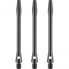 Dart Alushafts Dartschaft Schäfte - 9 Farben, 6 Längen - Gun Metal - Long 53 mm - FutureDart