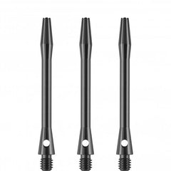 Dart Alushafts Dartschaft Schäfte - 9 Farben, 6 Längen - Gun Metal - Medium 47 mm - FutureDart