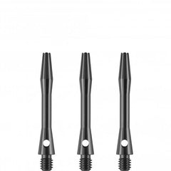 Dart Alushafts Dartschaft Schäfte - 9 Farben, 6 Längen - Gun Metal - Short 35mm - FutureDart