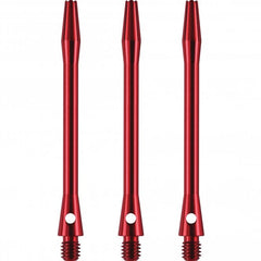 Dart Alushafts Dartschaft Schäfte - 9 Farben, 6 Längen - Rot - Long 53 mm - FutureDart