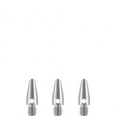 Dart Alushafts Dartschaft Schäfte - 9 Farben, 6 Längen - Silber - Micro 13 mm - FutureDart