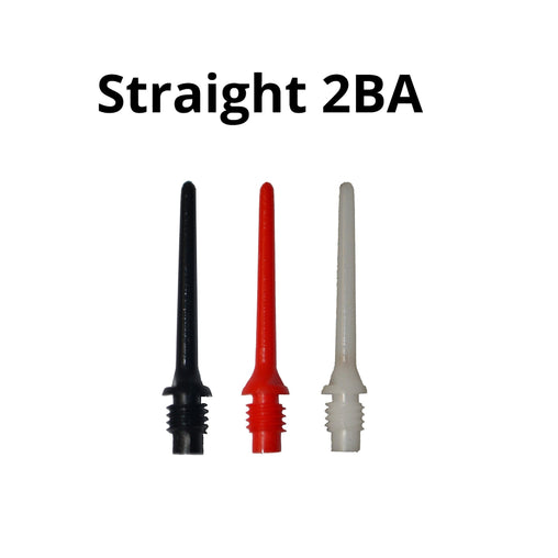 Dartspitzen 500/1000 St. Keypoint 2 BA (kleines Gewinde) Dart Spitzen "Straight" - schwarz - 500 Stück - FutureDart