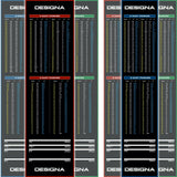 Designa Carpet-Mat Checkout Teppich Dartteppich Dartmatte in 2 Größen und 3 Farben