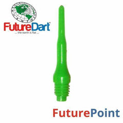 FutureDart FuturePoint Dartspitzen 2BA Soft Tip Points - 50 bis 1000 Stück - Grün - 50 Stück - FutureDart