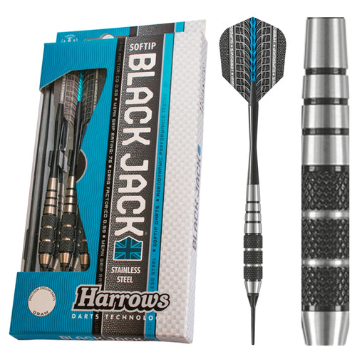 Harrows Black Jack Softdarts 16g, 18g, 20g - 16g - FutureDart