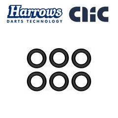Harrows Clic System Flights Dartschaft Schäfte Shaft O - Ringe - Shafts - Slim Short 23mm - Black - FutureDart