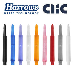 Harrows Clic System Flights Dartschaft Schäfte Shaft O - Ringe - Shafts - Standard Short 23mm - Black - FutureDart