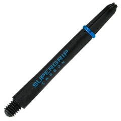 Harrows Supergrip Carbon Shafts mit Ring - Schwarz/Blau - Short 33mm - FutureDart