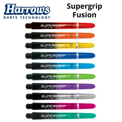 Harrows Supergrip Fusion Shafts mit Ring - Rot - Short 33mm - FutureDart