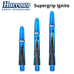 Harrows Supergrip Ignite Shafts - Aqua - Short 33 mm - FutureDart