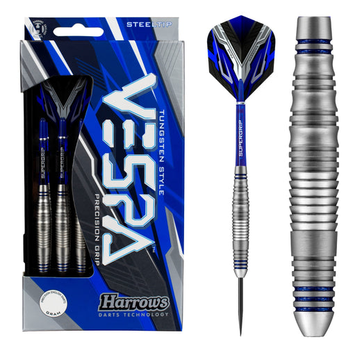 Harrows Vespa Braas steel darts 21g, 22g, 23g, 24g + replacement flights