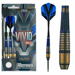Harrows Vivid Steeldarts 21g, 22g, 23g, 24g, 25g in 4 versch. Farben - Schwarz - 21g - FutureDart