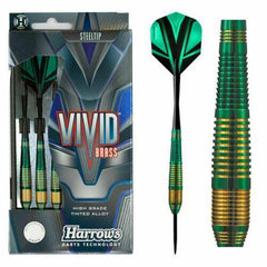 Harrows Vivid Steeldarts 21g, 22g, 23g, 24g, 25g in 4 versch. Farben - Schwarz - 21g - FutureDart