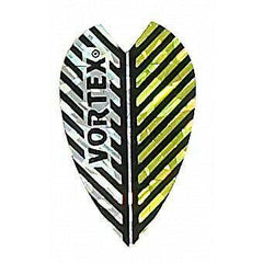 Harrows Vortex Flights - Vortex silber/gelb - FutureDart
