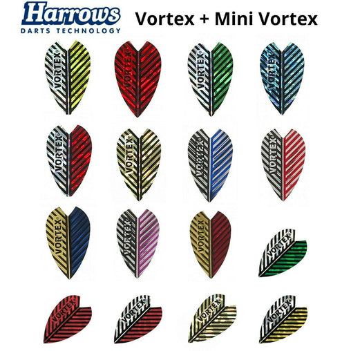 Harrows Vortex Flights - Vortex silber/gelb - FutureDart
