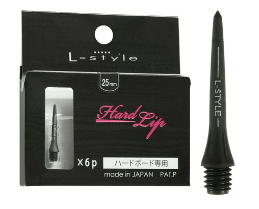 L - Style Hard Lip Steel Points (6 Stk) Conversion Points 25, 30 mm - 25 mm - FutureDart