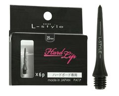 L - Style Hard Lip Steel Points (6 Stk) Conversion Points 25, 30 mm - 25 mm - FutureDart