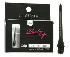 L - Style Hard Lip Steel Points (6 Stk) Conversion Points 25, 30 mm - 30 mm - FutureDart