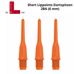 L - Style Short Lippoints 2BA Spitzen (50er Pack) - Orange - FutureDart