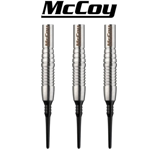 McCoy Extra - 90% Tungsten Softdartbarrels - Silver - FutureDart
