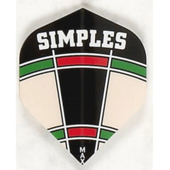 McCoy Power Max Dart Flights - 150 Micron - No2 - Std - Motiv - Simples - FutureDart