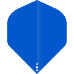 McCoy Power Max Dart Flights - 150 Micron - No2 - Std - Solid - Blue - FutureDart