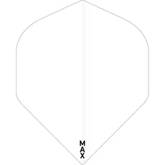 McCoy Power Max Dart Flights - 150 Micron - No2 - Std - Solid - White - FutureDart