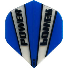 McCoy Power Max Dart Flights - 150 Micron - No2 - Std - Transparent - Blue - FutureDart