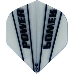 McCoy Power Max Dart Flights - 150 Micron - No2 - Std - Transparent - Clear - FutureDart