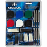 Mission 2 Satz Steeldarts mit Zubehör Dart Set Dartpfeile 24g