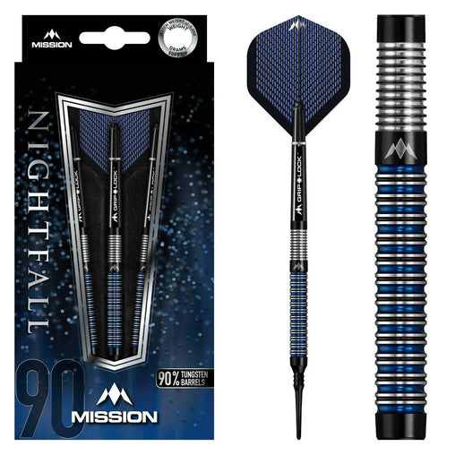 Mission Nightfall M1 Ring Straight Softdarts 18g, 20g, 22g - 18g - FutureDart