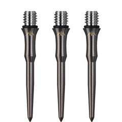 Mission Titan Pro Grooved Conversion Points in 3 Längen - schwarz - 30mm - FutureDart