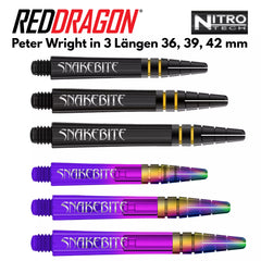 Red Dragon Nitrotech Peter Wright Snakebite Shafts Cz 