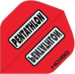 Pentathlon HD 150 Flights - Red - FutureDart