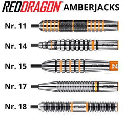 Red Dragon Amberjack Steeldarts 22g, 23g, 24g, 25g, 26g ,27g, 30g - Nr 11 30g - FutureDart