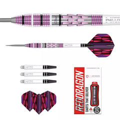 Red Dragon Artura Shocking Pink Steeldarts 24g, 26g - 24g - FutureDart