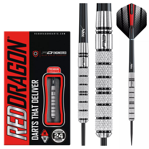 Red Dragon Crusader Steeldarts 24g - FutureDart