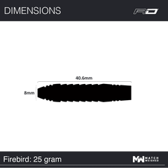 Red Dragon Firebird Steeldarts 23g, 25g - 23g - FutureDart