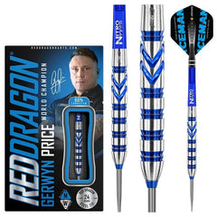 Red Dragon Gerwyn Price Blue Iceman Originals Steeldarts 23g, 24g, 26g - 24g - FutureDart