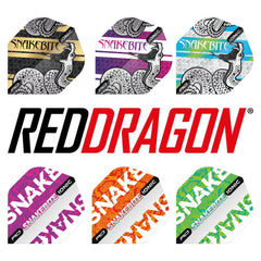 Red Dragon Hardcore Ionic Snakebite Standard Flights - Coiled Snake Gold - FutureDart