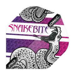 Red Dragon Hardcore Ionic Snakebite Standard Flights - Coiled Snake Purple - FutureDart