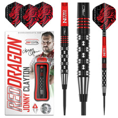 Red Dragon Jonny Clayton Premier League Special Edition Steeldarts 22g, 24g - 24g - FutureDart